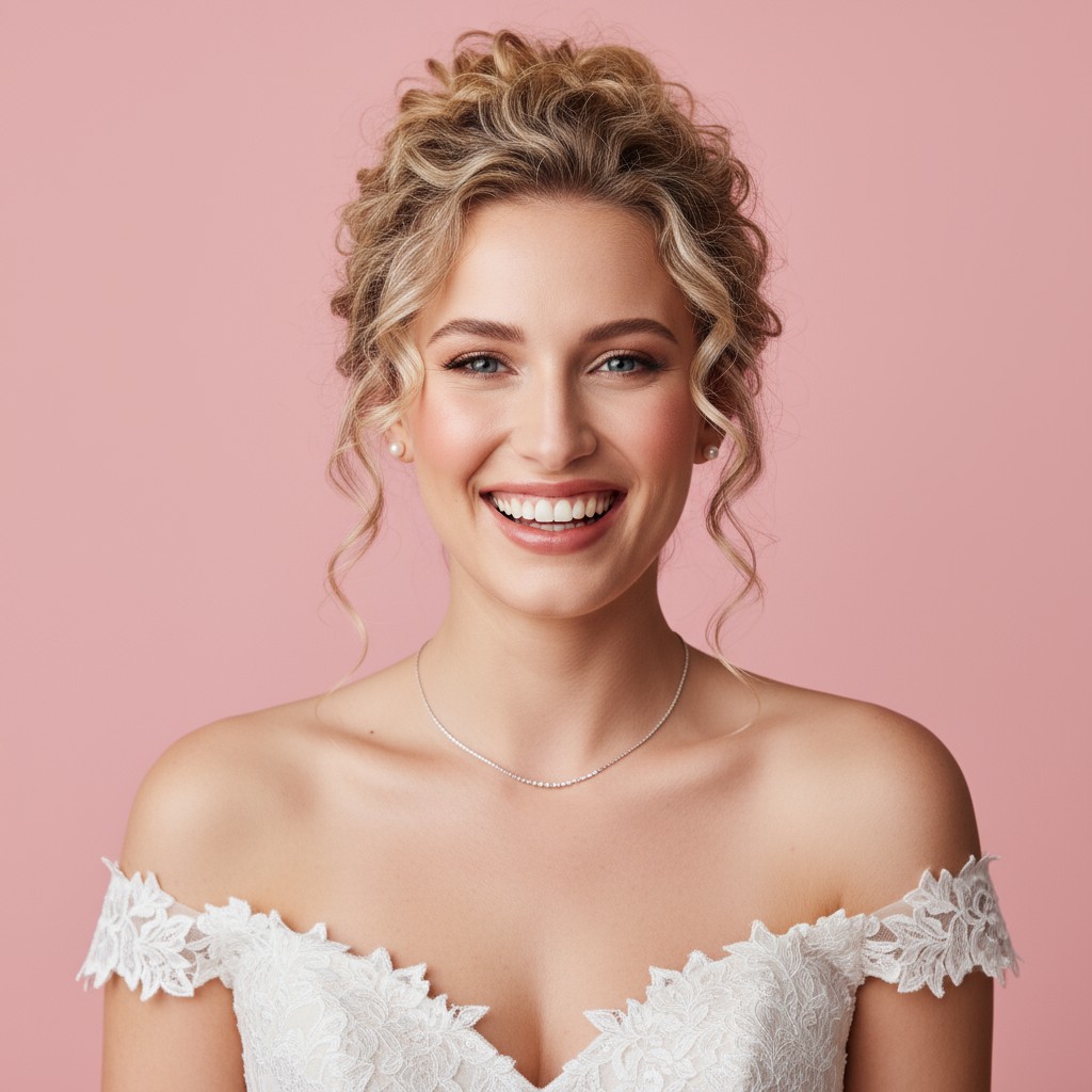 Curly Updo For Wedding Ideas